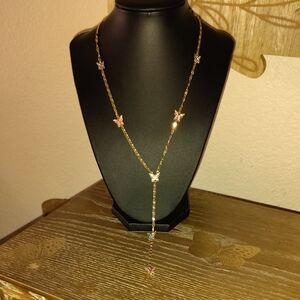 Delicate Gold Butterfly Necklace